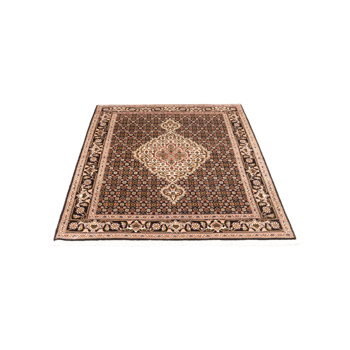 Persisk tæppe - Tabriz - Royal - 150 x 102 cm - mørkeblå