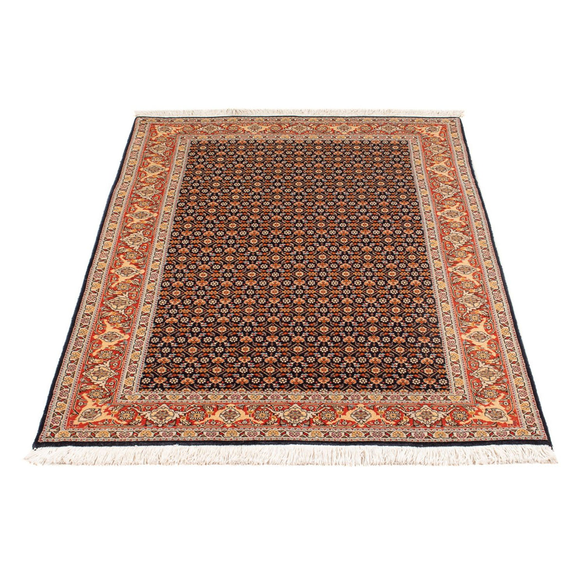 Persisk tæppe - Tabriz - Royal - 120 x 80 cm - mørkeblå