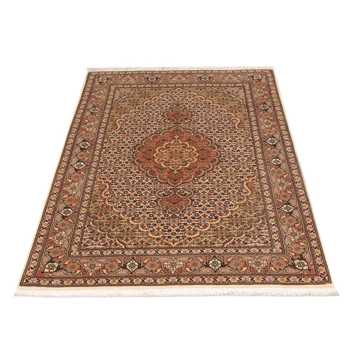 Persisk tæppe - Tabriz - Royal - 132 x 80 cm - creme
