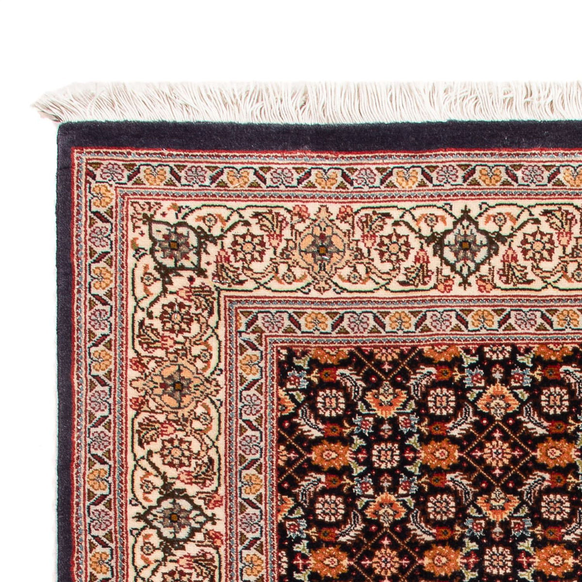 Persisk tæppe - Tabriz - Royal - 116 x 83 cm - mørkeblå
