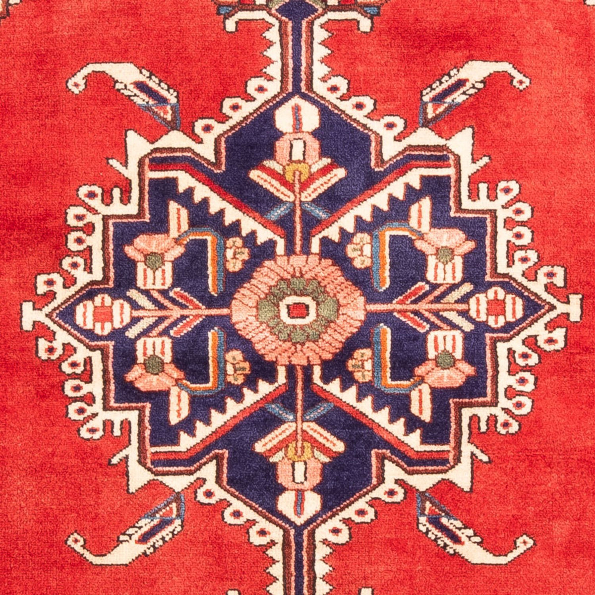 Persisk tæppe - Nomadisk - 154 x 109 cm - rød