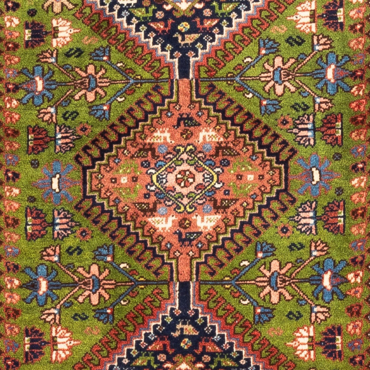 Løber Persisk tæppe - Nomadisk - 193 x 82 cm - grøn