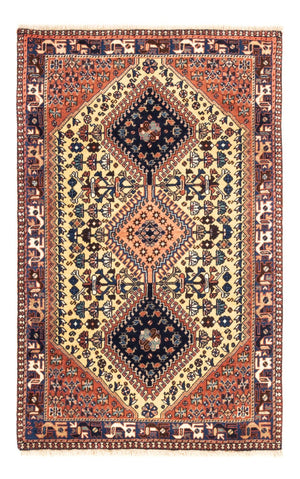 Persisk tæppe - Nomadisk - 140 x 74 cm - creme