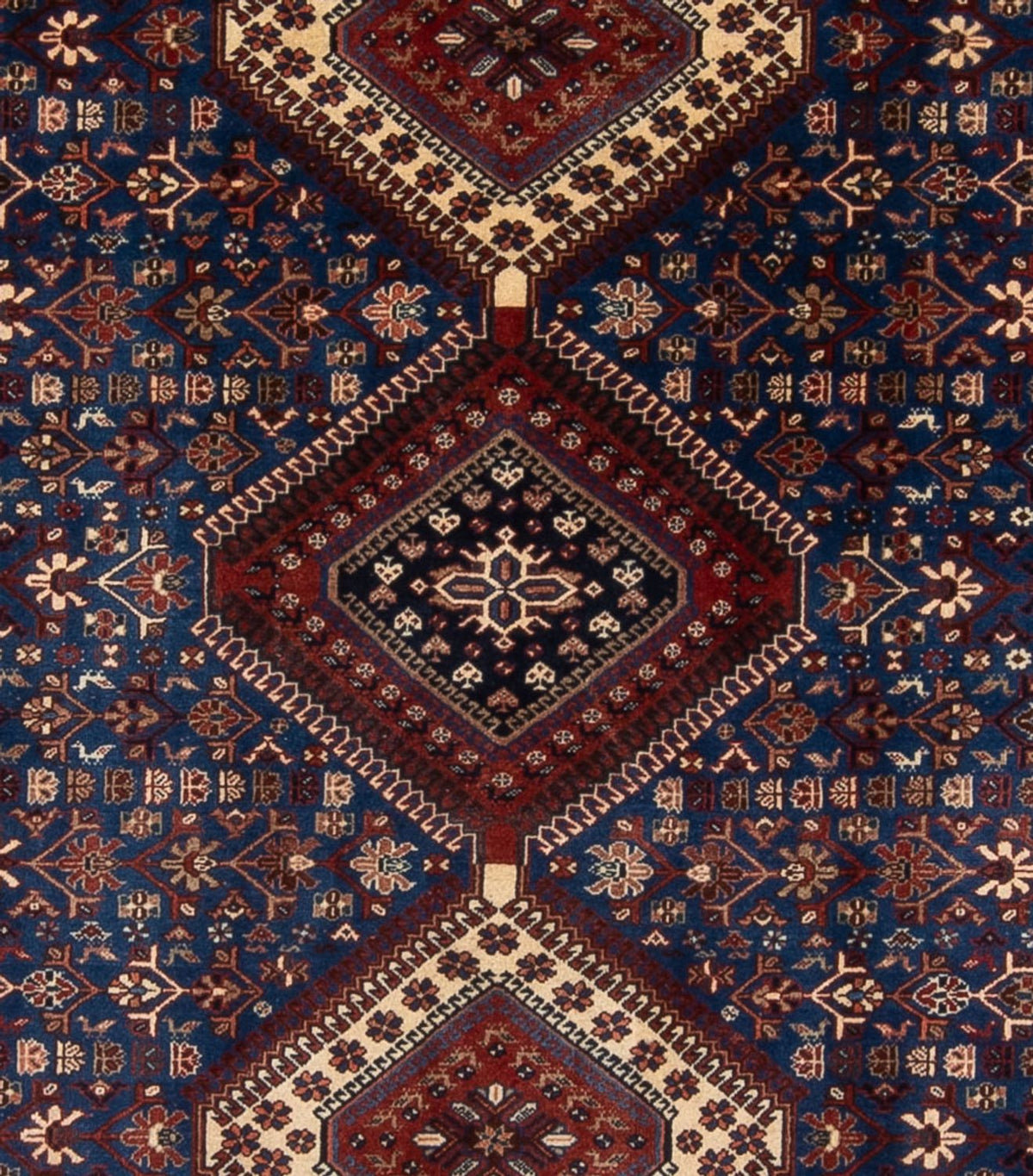 Persisk tæppe - Nomadisk - 352 x 245 cm - mørkeblå