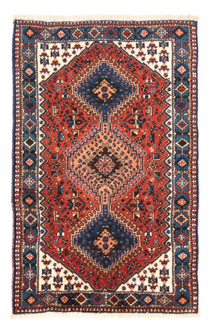 Persisk tæppe - Nomadisk - 123 x 81 cm - rød
