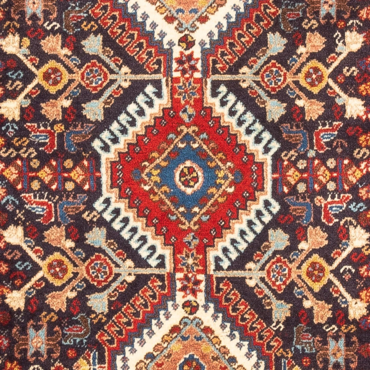 Persisk tæppe - Nomadisk - 130 x 80 cm - mørkeblå
