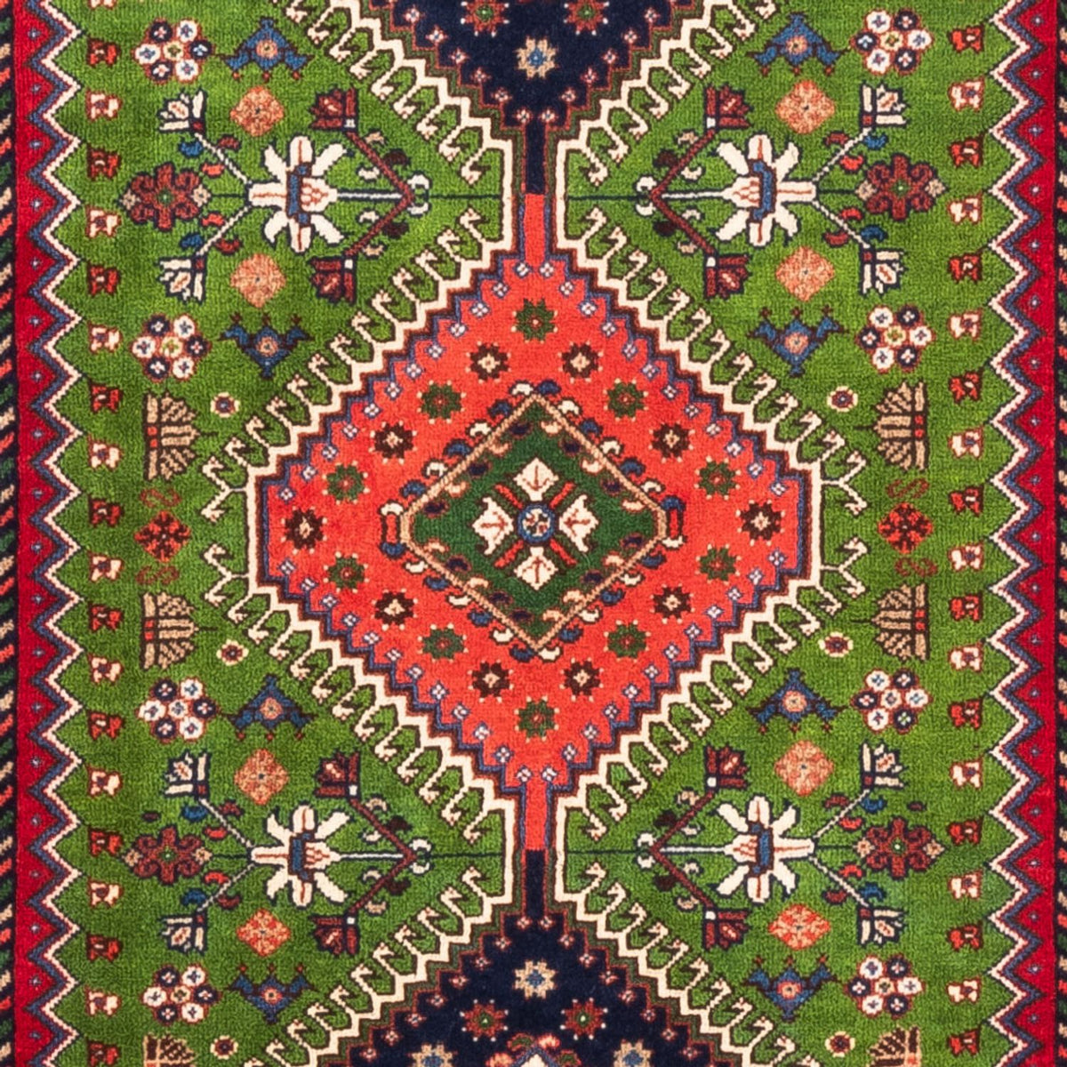 Løber Persisk tæppe - Nomadisk - 212 x 80 cm - grøn