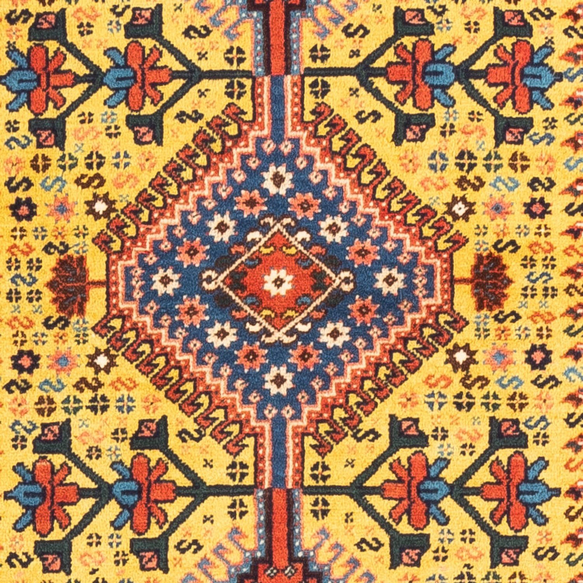 Løber Persisk tæppe - Nomadisk - 195 x 83 cm - gul