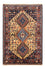 Persisk tæppe - Nomadisk - 132 x 87 cm - gul