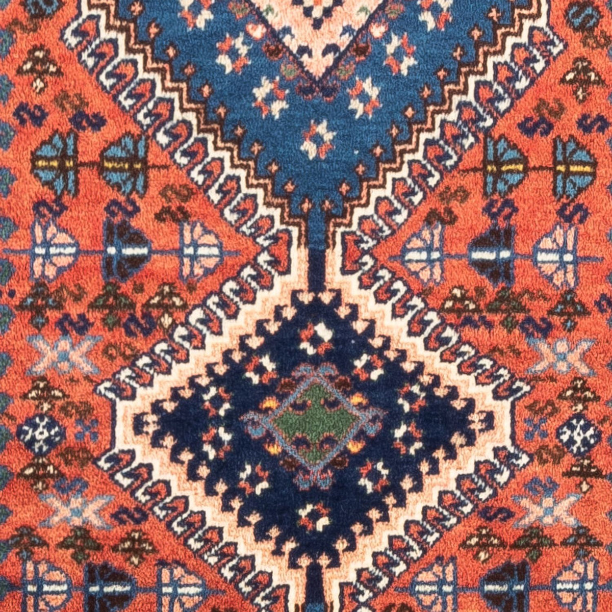 Persisk tæppe - Nomadisk - 135 x 85 cm - rød