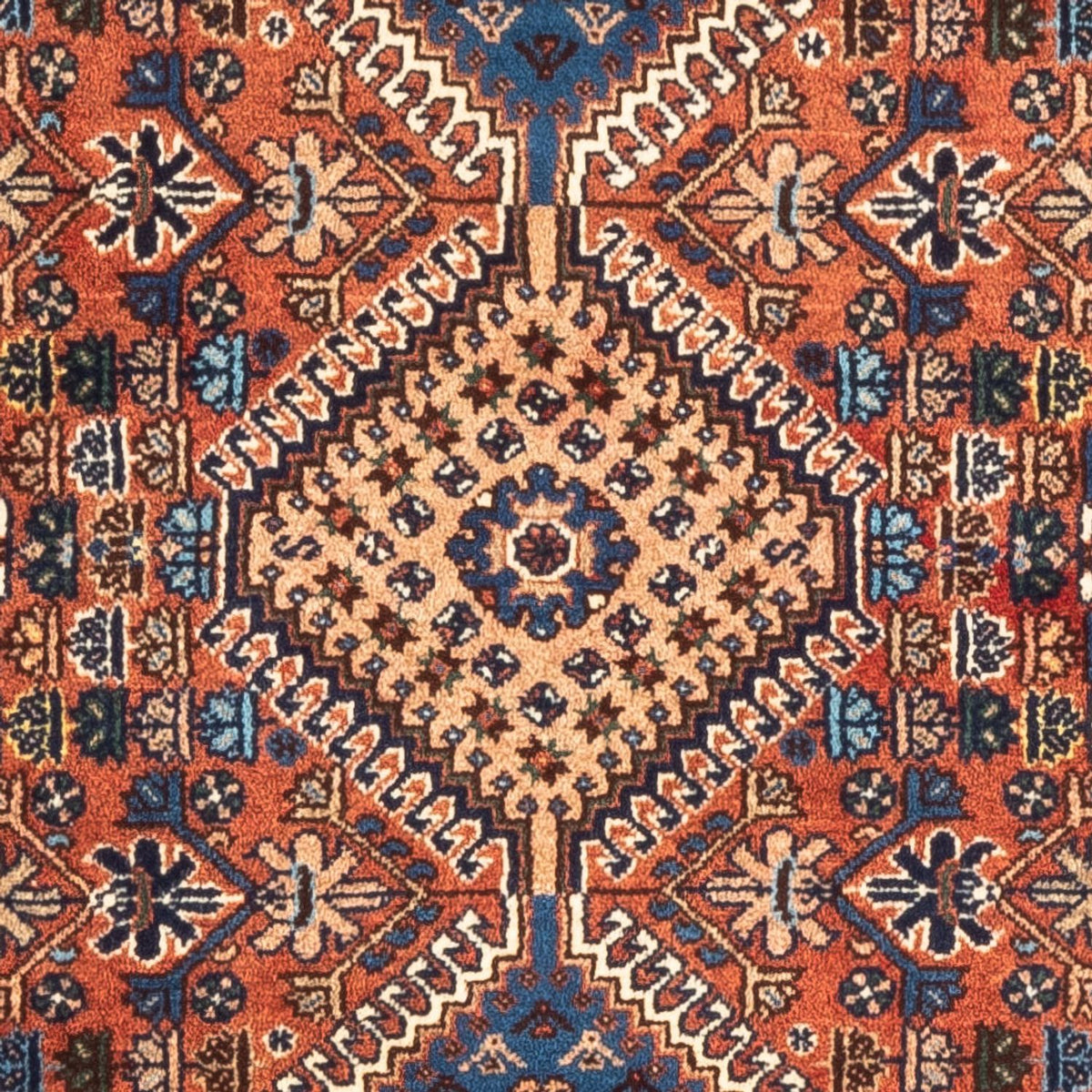 Persisk tæppe - Nomadisk - 125 x 84 cm - rød