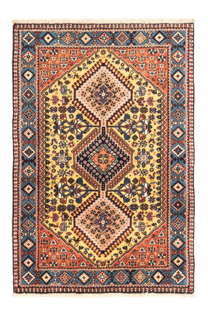 Persisk tæppe - Nomadisk - 123 x 83 cm - gul