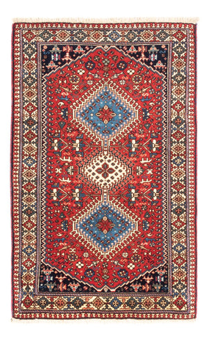 Persisk tæppe - Nomadisk - 132 x 83 cm - rød