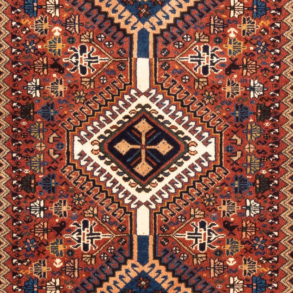 Persisk tæppe - Nomadisk - 137 x 80 cm - rød
