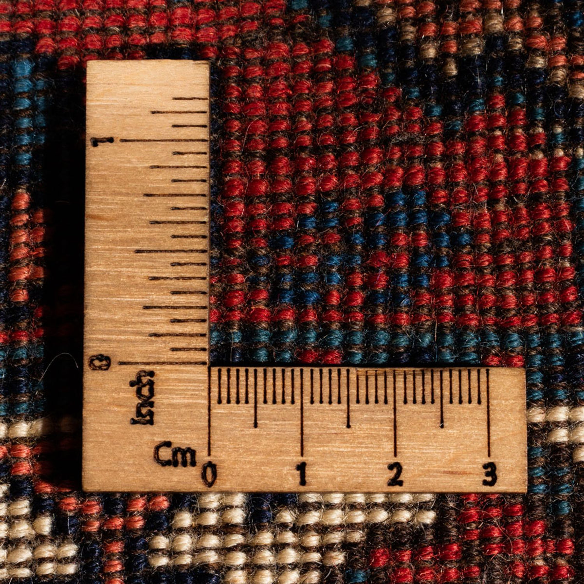Persisk tæppe - Nomadisk - 127 x 83 cm - blå
