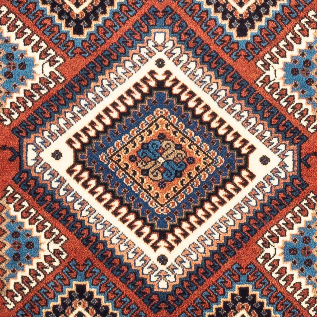 Persisk tæppe - Nomadisk - 126 x 80 cm - rød