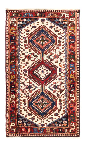 Persisk tæppe - Nomadisk - 135 x 80 cm - creme