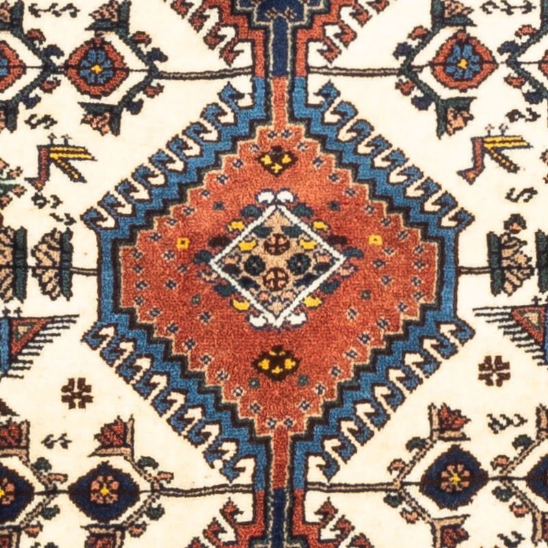 Persisk tæppe - Nomadisk - 130 x 80 cm - creme