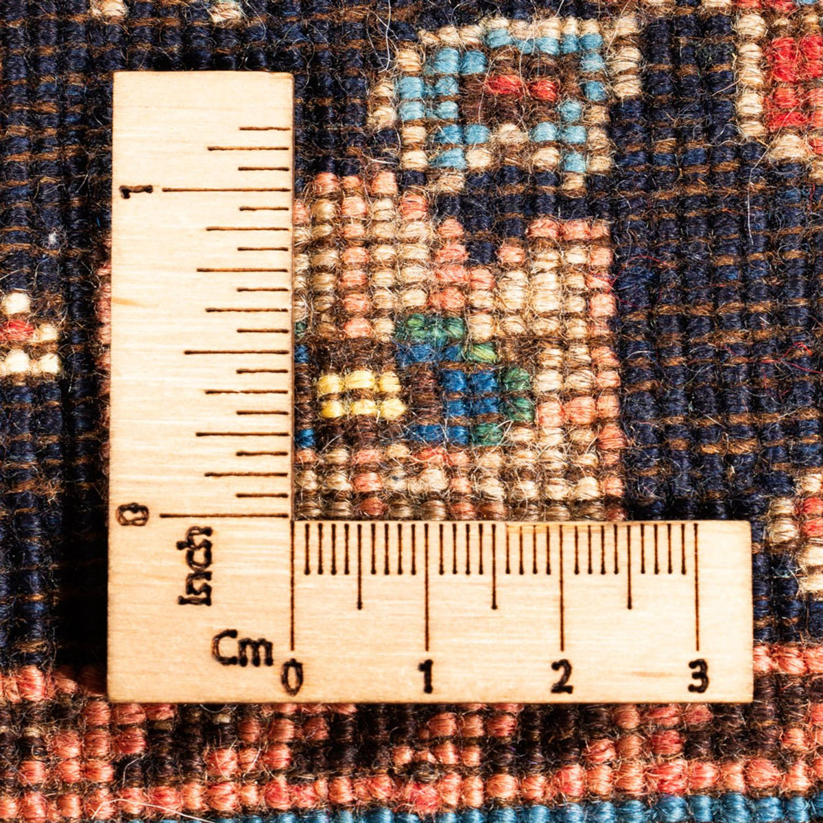 Persisk tæppe - Nomadisk - 130 x 85 cm - gul