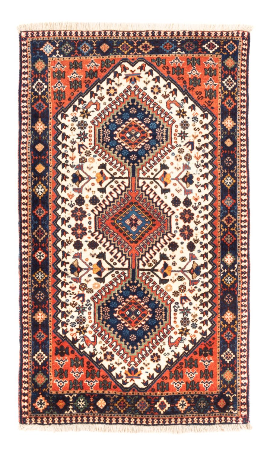 Persisk tæppe - Nomadisk - 136 x 80 cm - creme