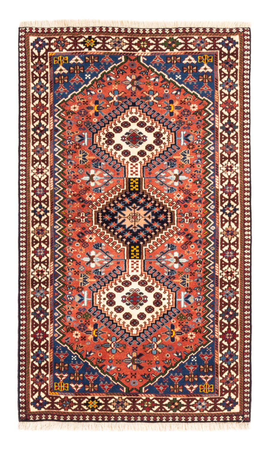 Persisk tæppe - Nomadisk - 133 x 82 cm - rød