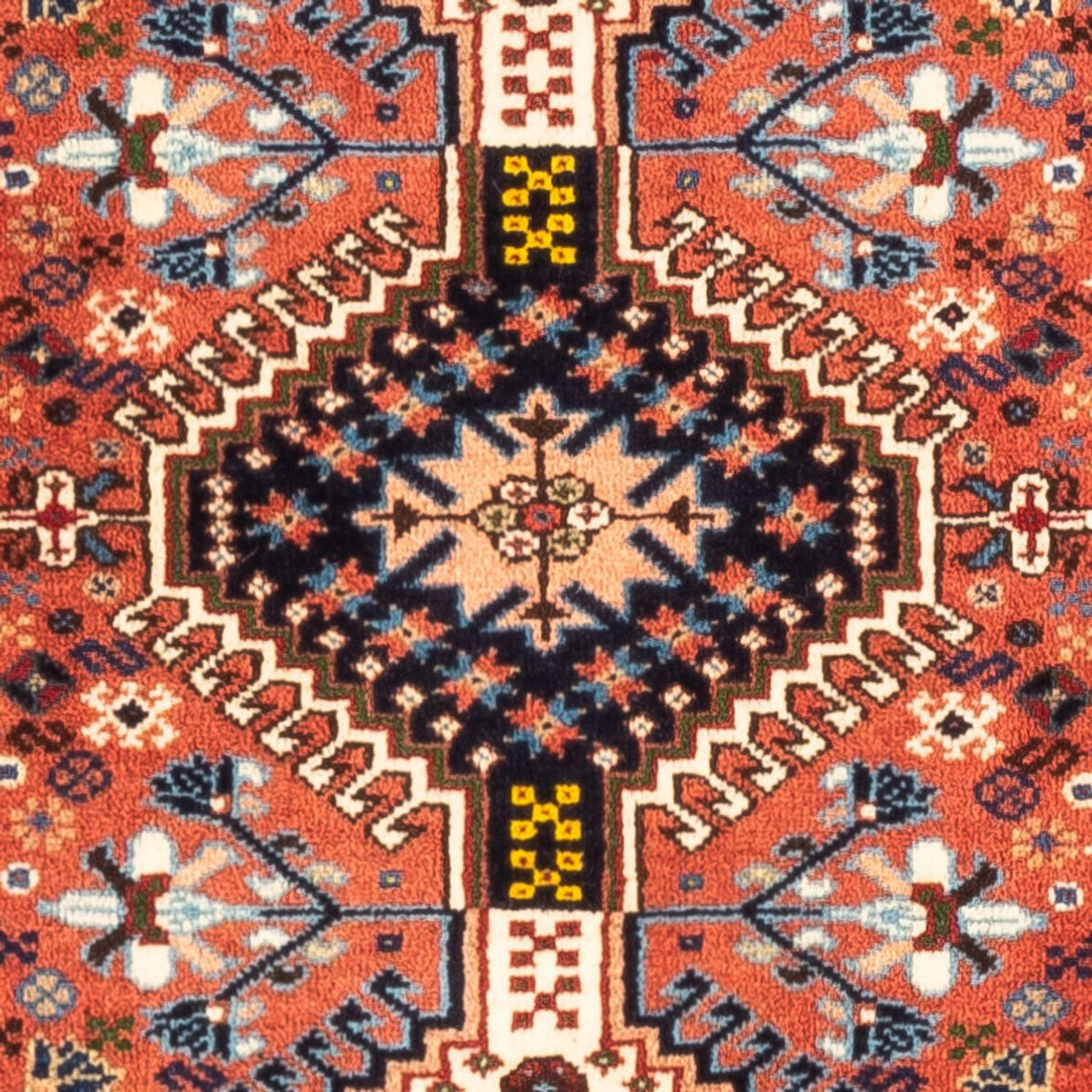 Persisk tæppe - Nomadisk - 133 x 82 cm - rød