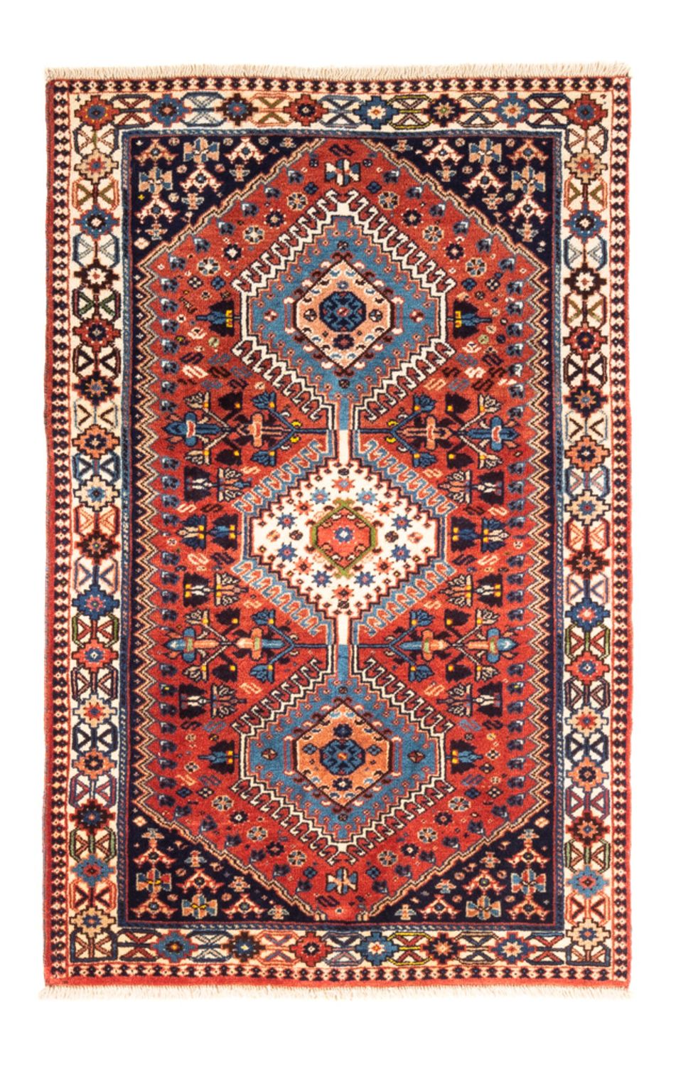 Persisk tæppe - Nomadisk - 125 x 81 cm - rød