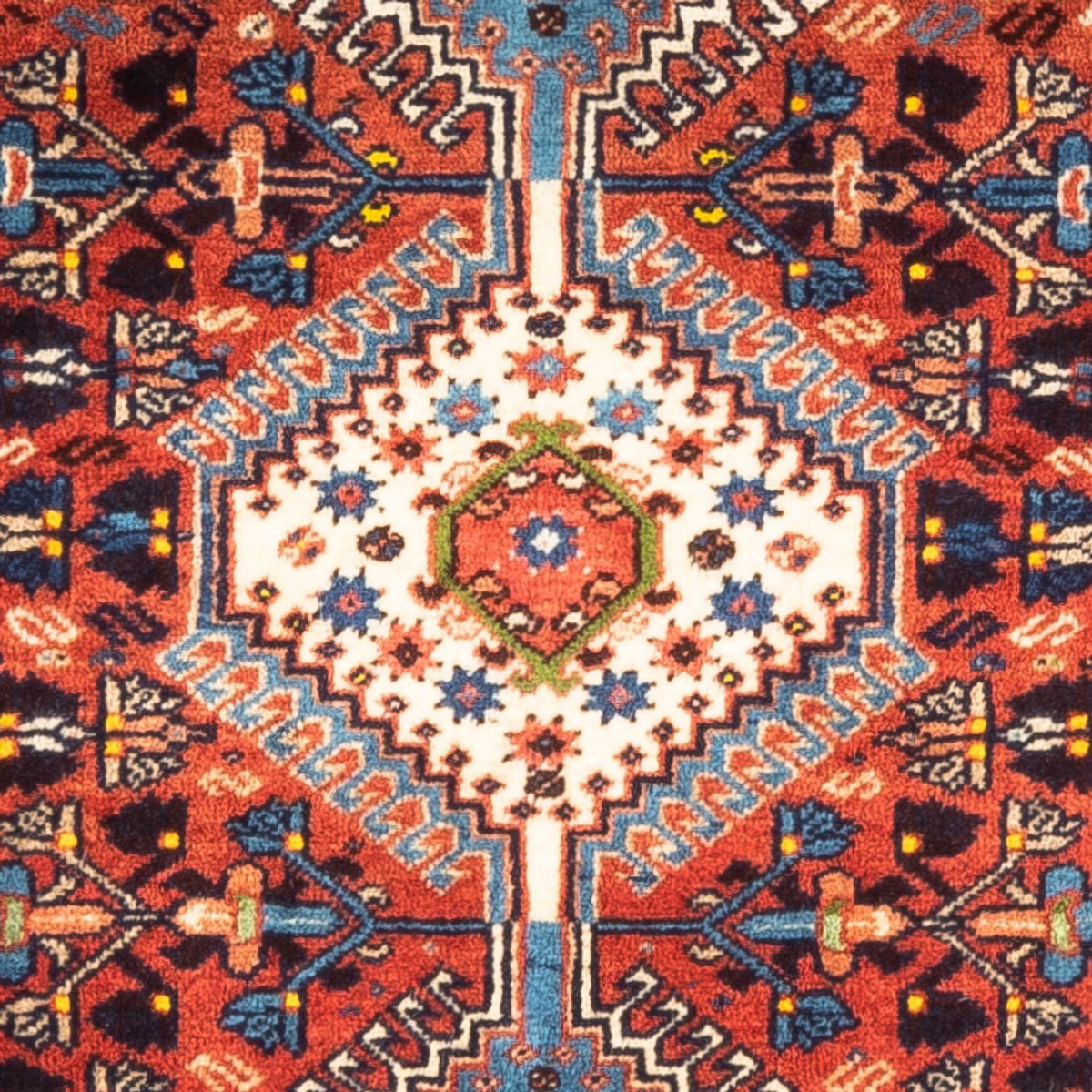 Persisk tæppe - Nomadisk - 125 x 81 cm - rød