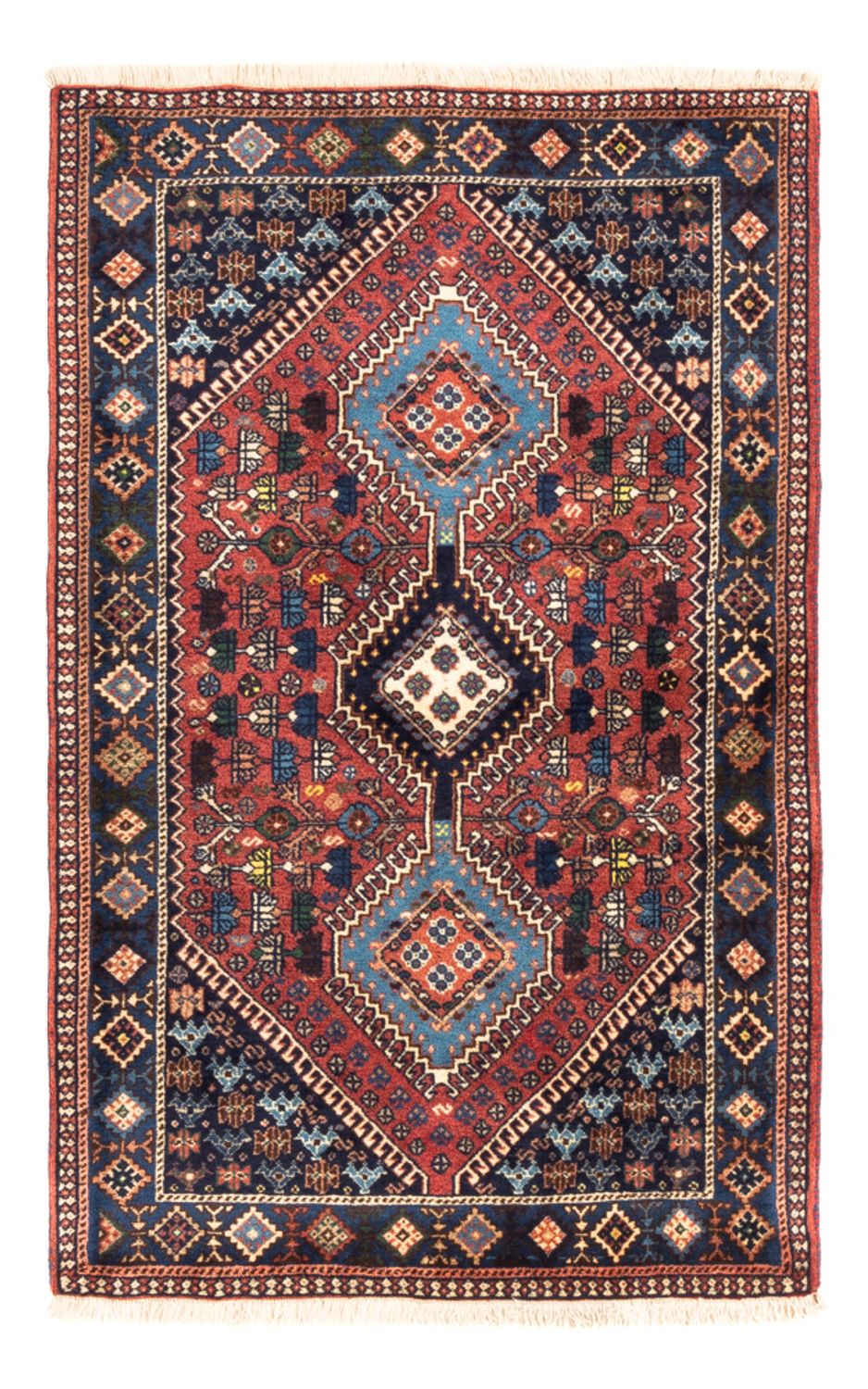 Persisk tæppe - Nomadisk - 130 x 82 cm - rød