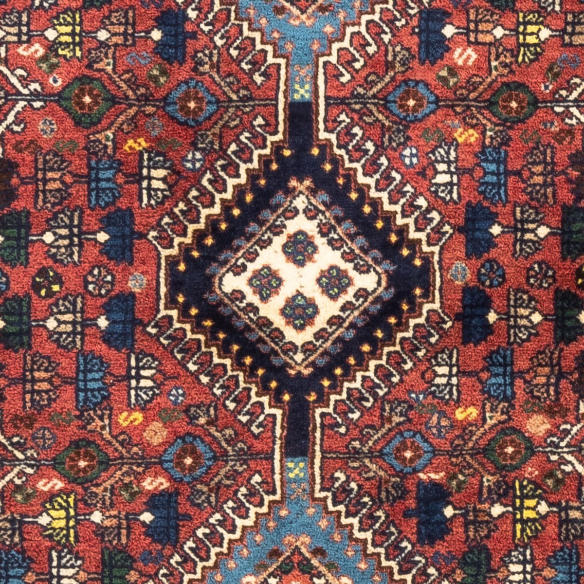 Persisk tæppe - Nomadisk - 130 x 82 cm - rød