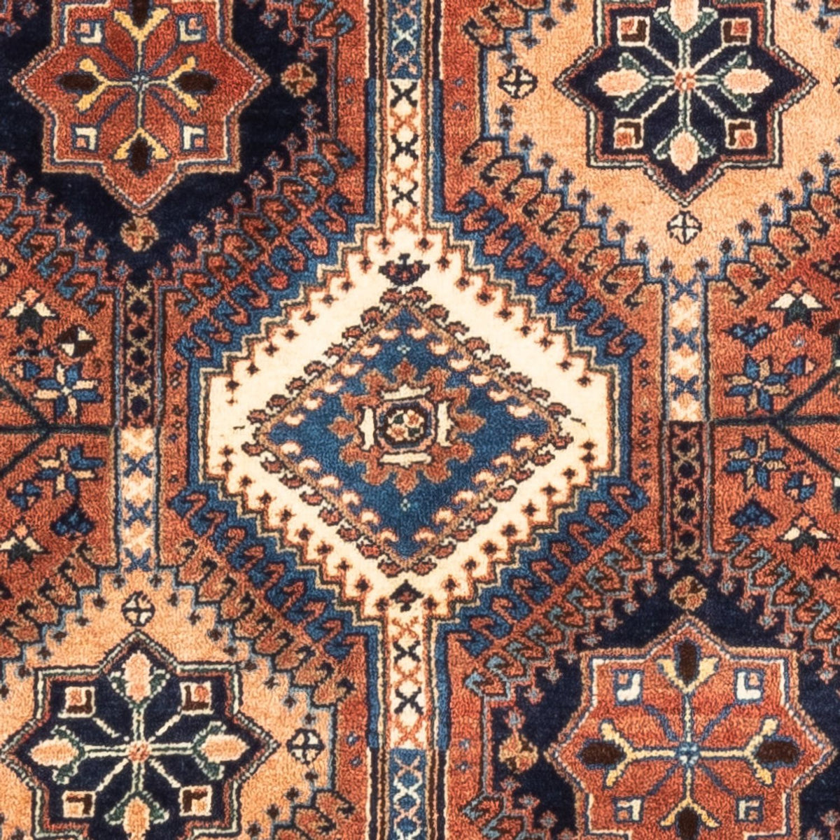 Persisk tæppe - Nomadisk - 128 x 81 cm - rød