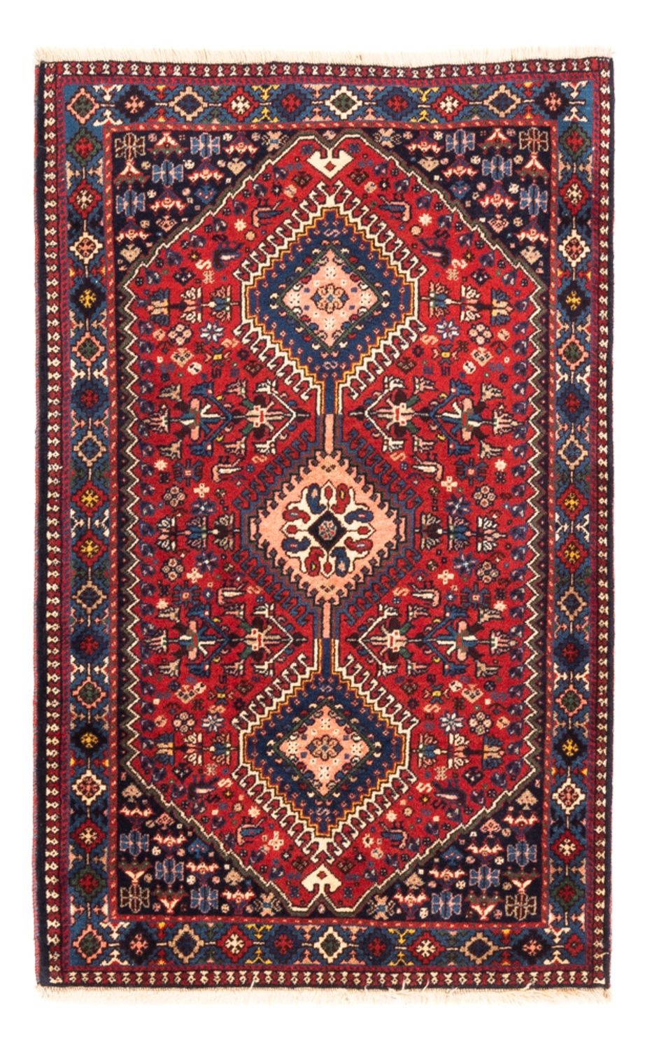 Persisk tæppe - Nomadisk - 122 x 80 cm - rød