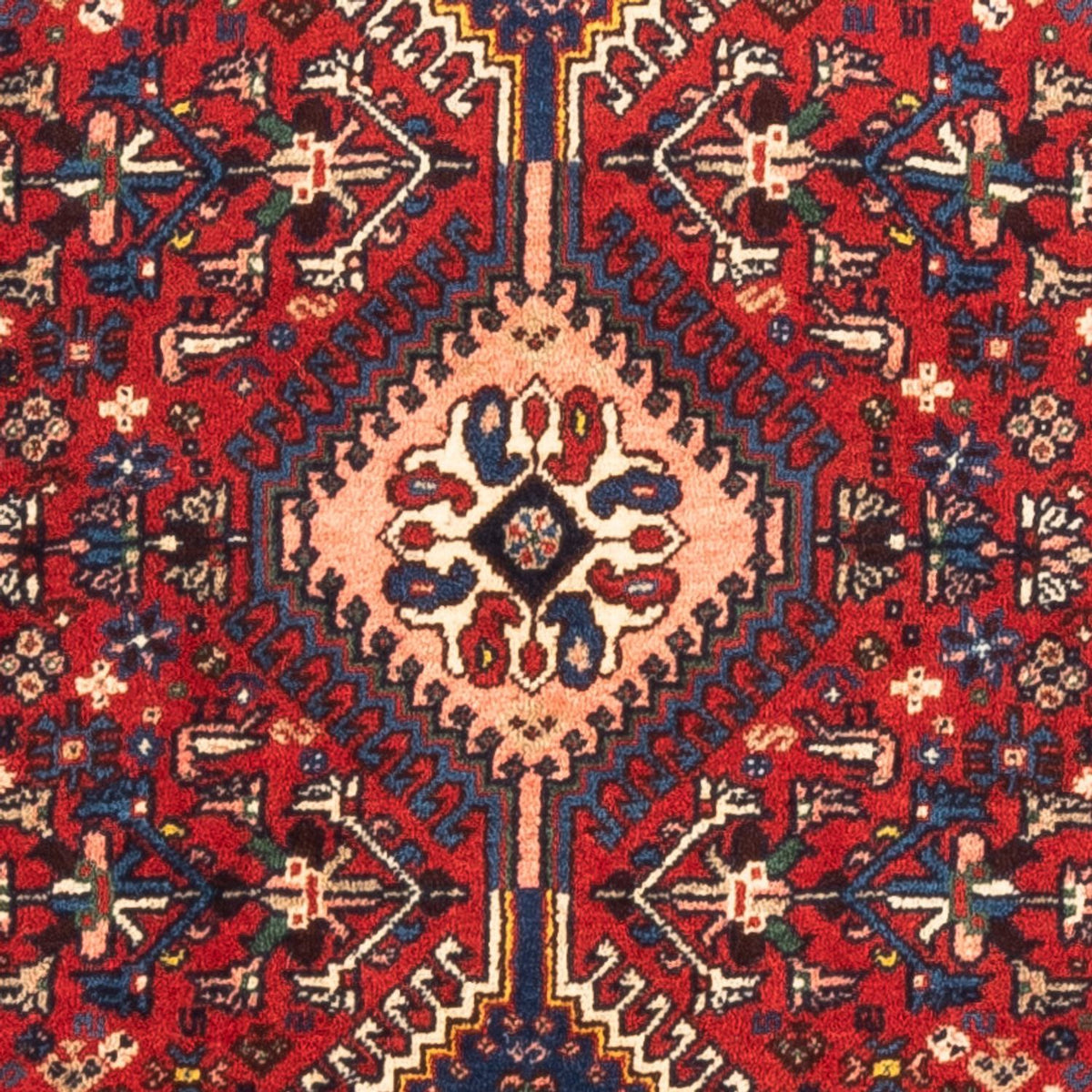 Persisk tæppe - Nomadisk - 122 x 80 cm - rød