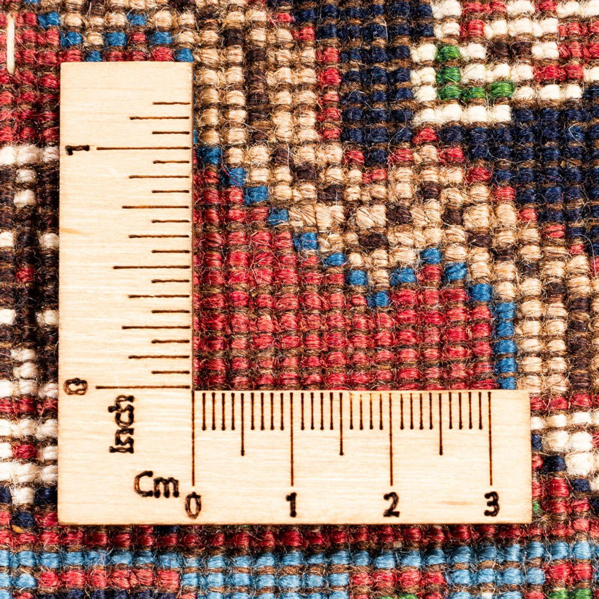 Persisk tæppe - Nomadisk - 128 x 82 cm - grøn