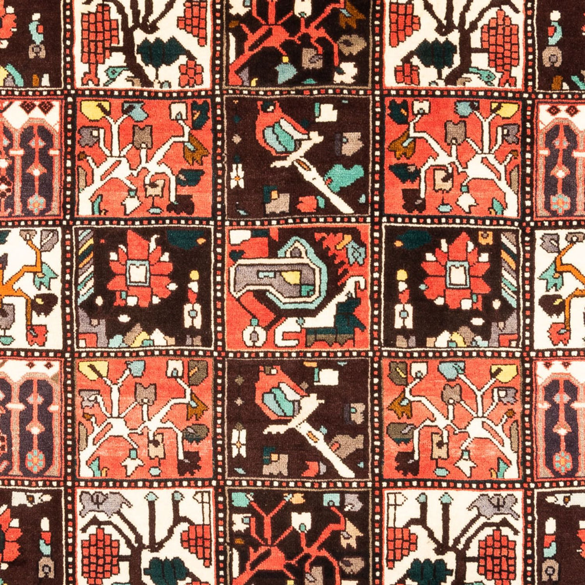 Persisk tæppe - Nomadisk - 278 x 224 cm - flerfarvet