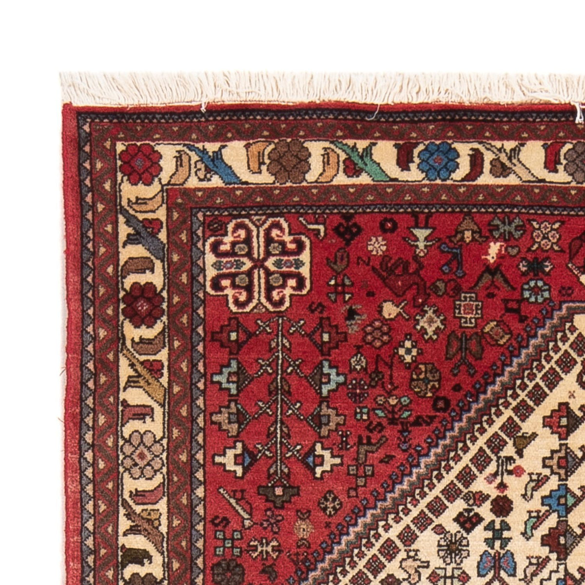 Persisk tæppe - Nomadisk - 148 x 100 cm - creme