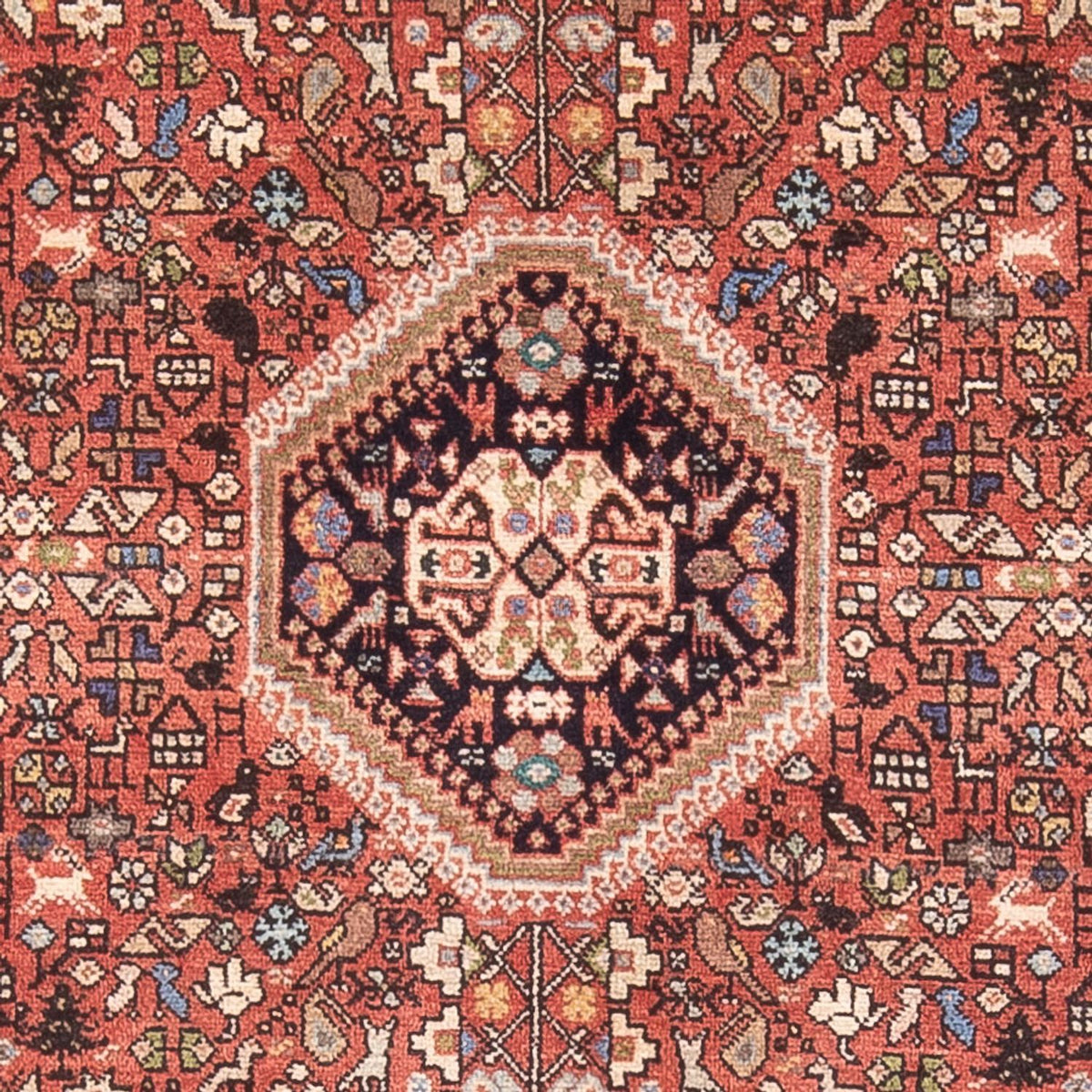 Persisk tæppe - Nomadisk - 150 x 105 cm - rød