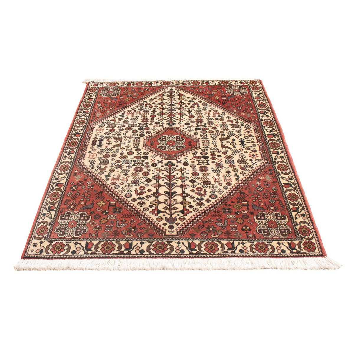 Persisk tæppe - Nomadisk - 152 x 103 cm - creme