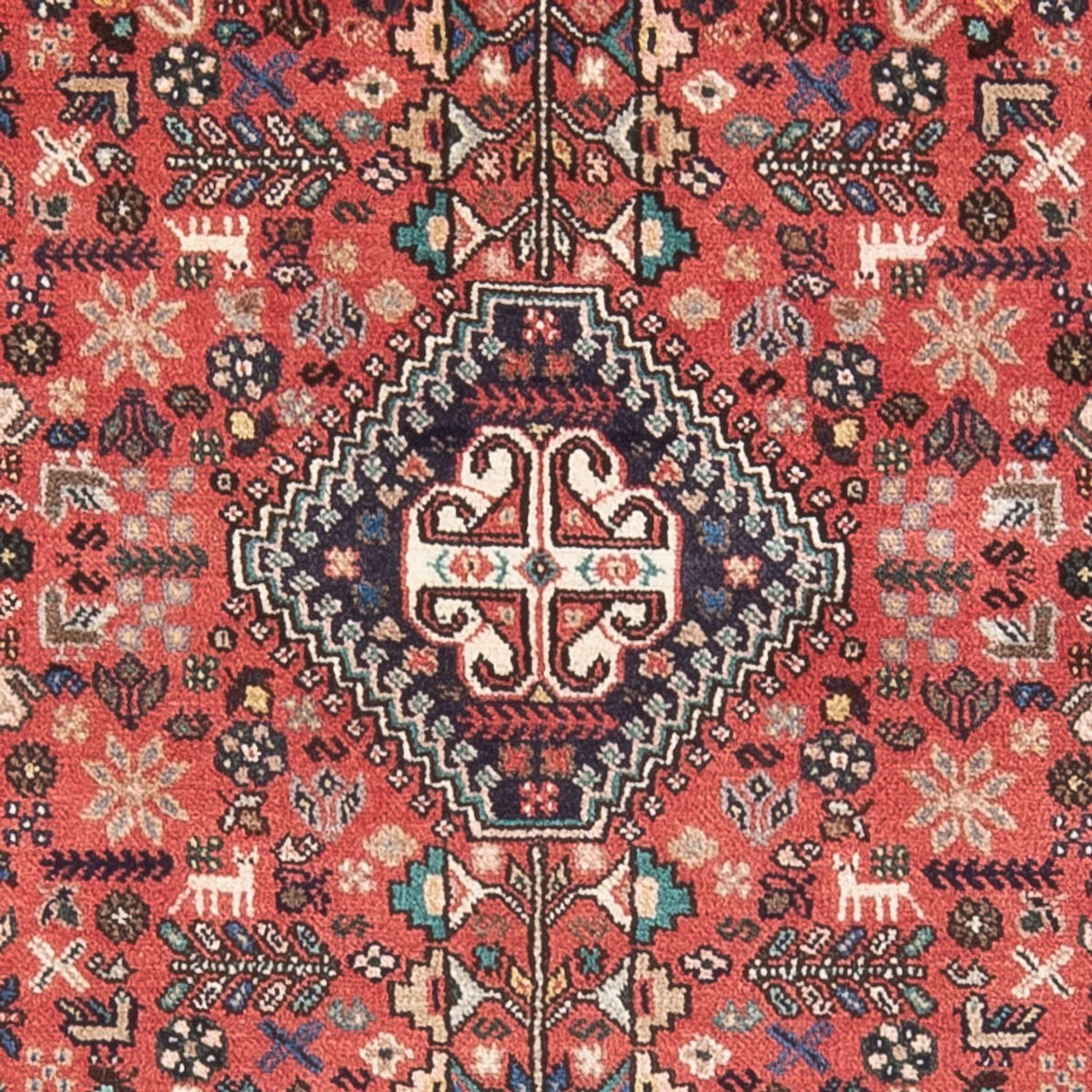 Persisk tæppe - Nomadisk - 148 x 104 cm - rød