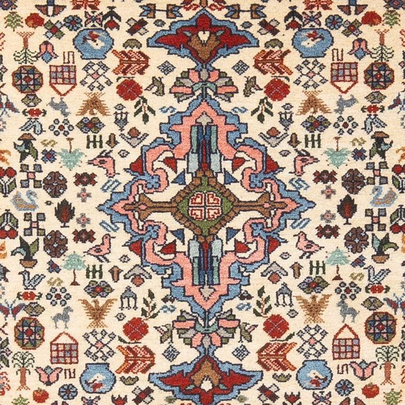 Persisk tæppe - Nomadisk - 156 x 97 cm - creme