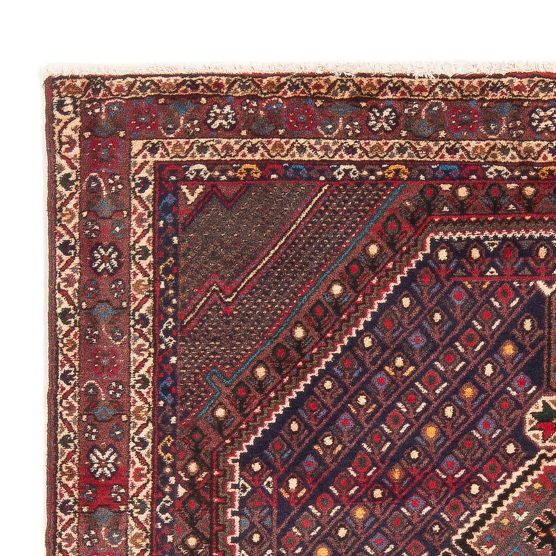 Persisk tæppe - Nomadisk - 170 x 128 cm - mørkeblå