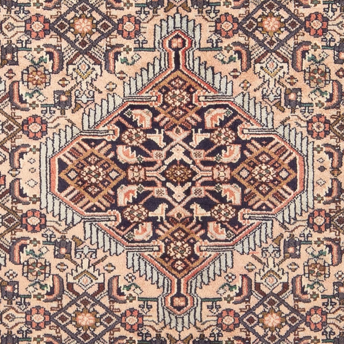Persisk tæppe - Nomadisk - 190 x 122 cm - laks