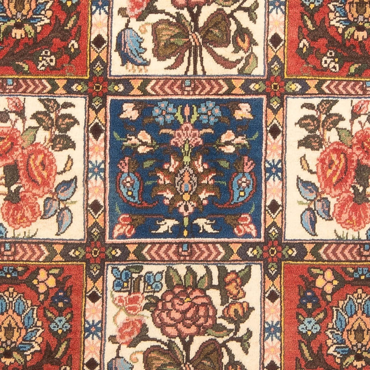 Persisk tæppe - Nomadisk - 198 x 135 cm - flerfarvet