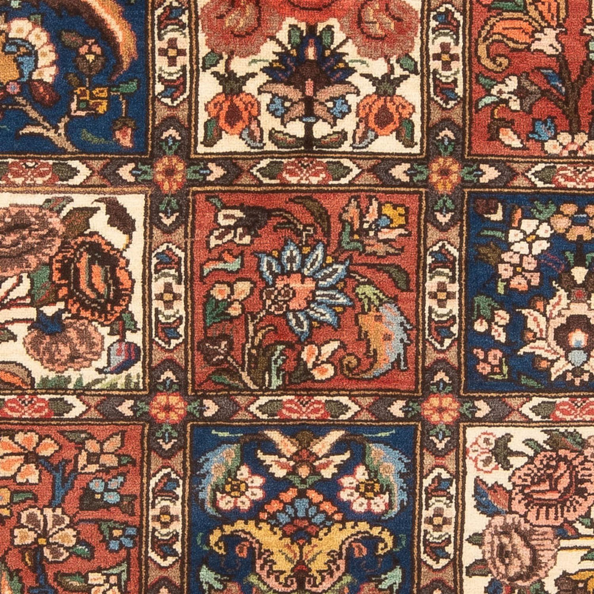 Persisk tæppe - Nomadisk - 196 x 140 cm - flerfarvet