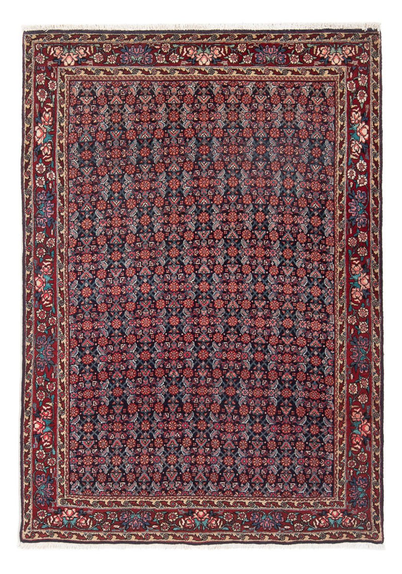 Persisk tæppe - Bijar - 168 x 115 cm - mørkeblå