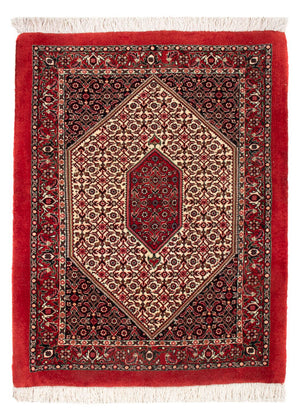 Persisk tæppe - Bijar - Royal - 90 x 77 cm - creme