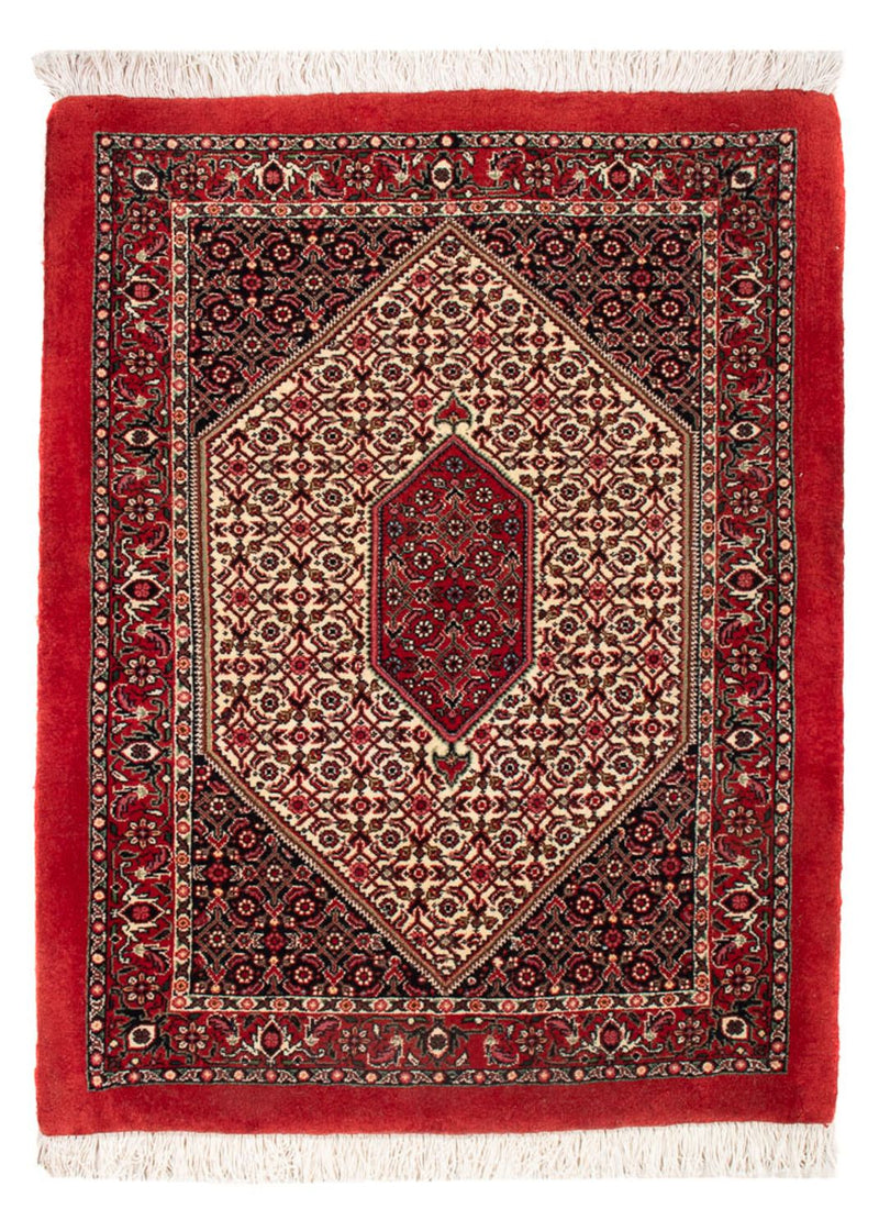 Persisk tæppe - Bijar - Royal - 90 x 77 cm - creme