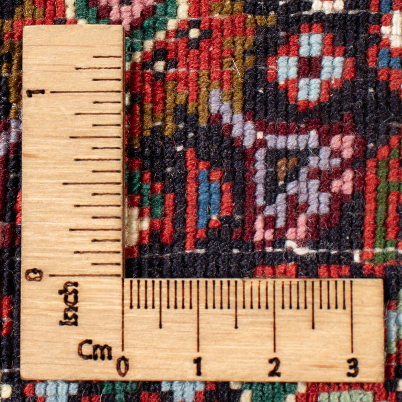 Persisk tæppe - Bijar - Royal - 71 x 46 cm - mørkeblå