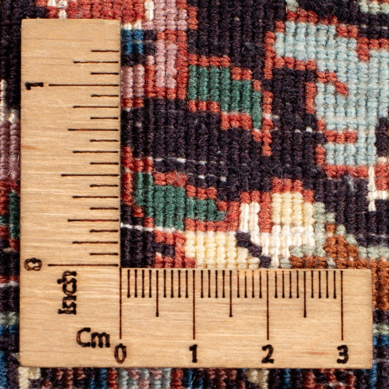 Persisk tæppe - Bijar - Royal - 117 x 60 cm - mørkeblå