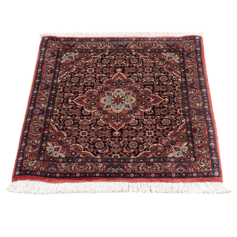 Persisk tæppe - Bijar - Royal - 67 x 50 cm - mørkeblå